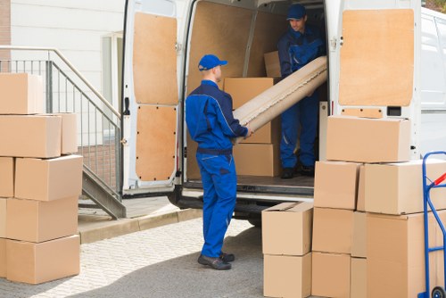 Man with van helping with a local move in Crystal Palace