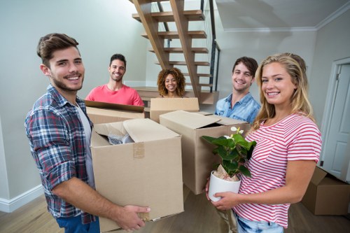 Local removals team assisting with a Crystal Palace house move