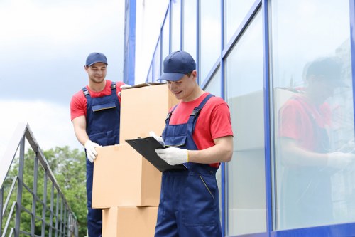 Man with van loading items for a Crystal Palace move