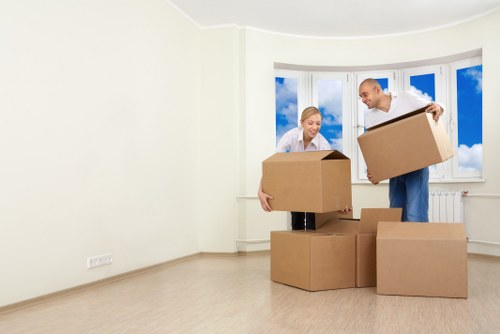 Local moving van near Crystal Palace homes and flats