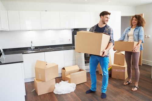 Commercial move and office relocation loading