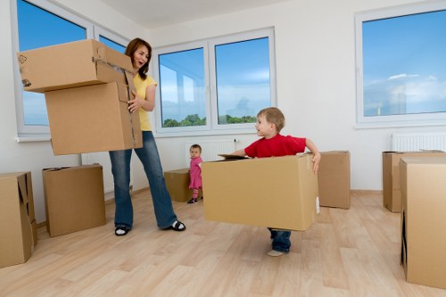 Commercial office furniture pick-up for a Crystal Palace business