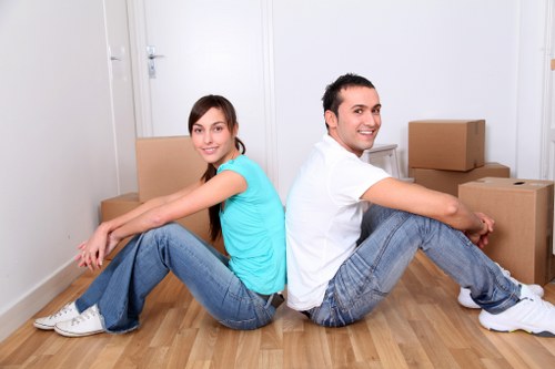 Truck transport for furniture and boxes in Crystal Palace