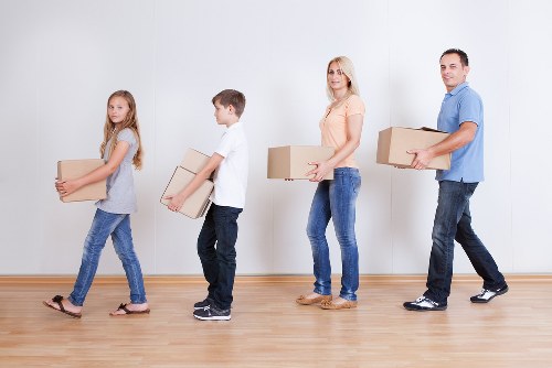 Business and household items being moved by a local Crystal Palace man and van team