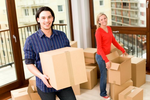 Packing and loading items for a Crystal Palace house move